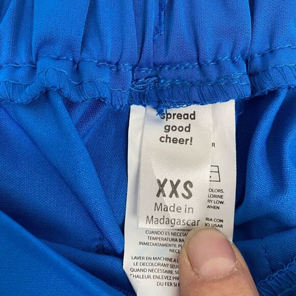NWT WonderWink Wonderwork 5212 UnisexAdult Drawstring Cargo Scrub Pants Blue XXS - Picture 3 of 16